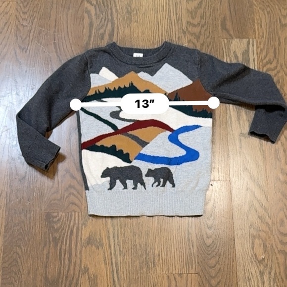 Gap toddler mountain sweater 4T bears kids sking snowboarding B34 - Picture 7 of 8